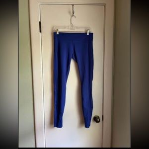 Blue Lululemon full 8/8 leggings. Size 8.